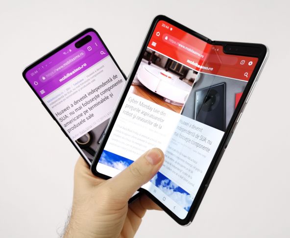 Samsung Galaxy Fold versus Samsung Galaxy S10 5G
