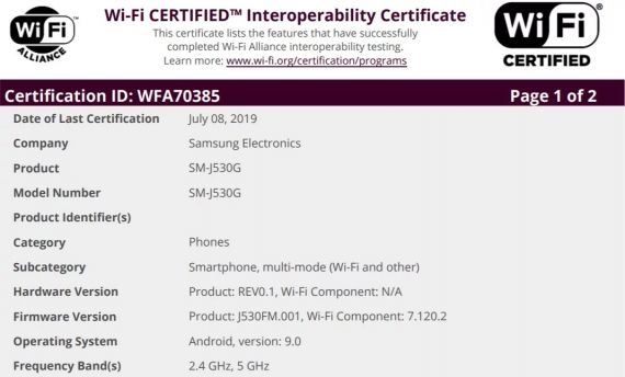 Samsung Galaxy J5 Pro 2017