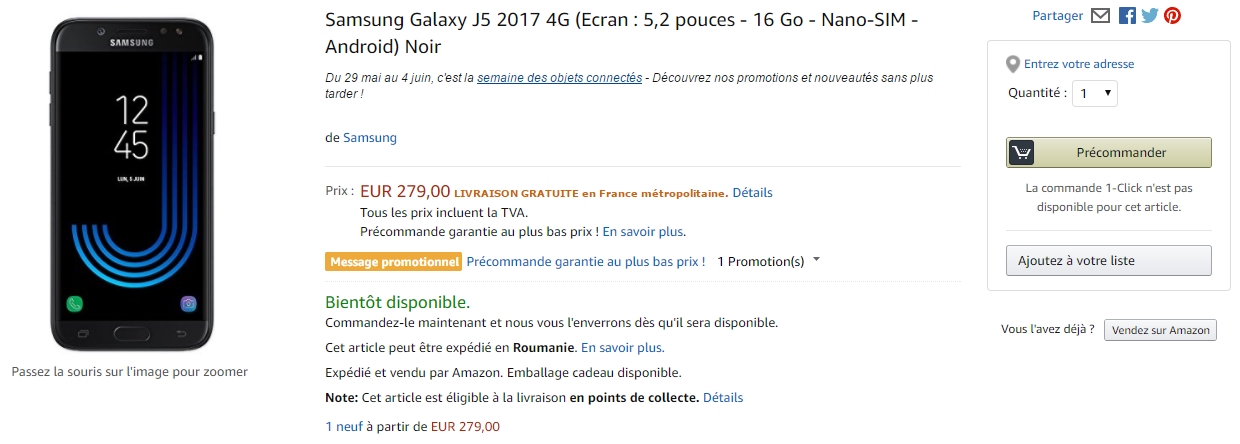 Samsung Galaxy J5 2017