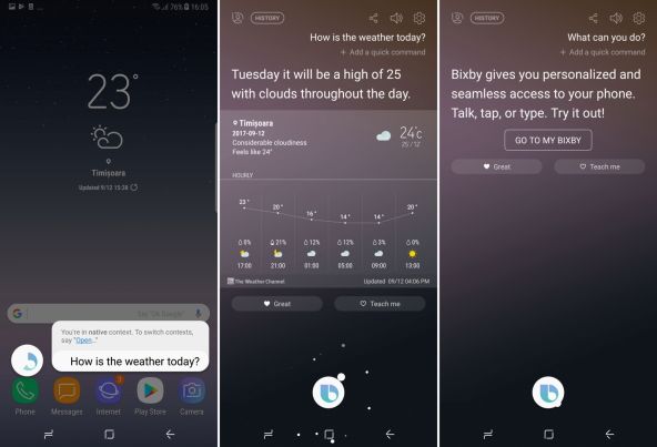 Samsung Galaxy Note 8, Bixby