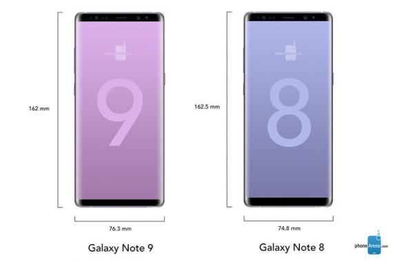 Galaxy Note 8 vs Note 9