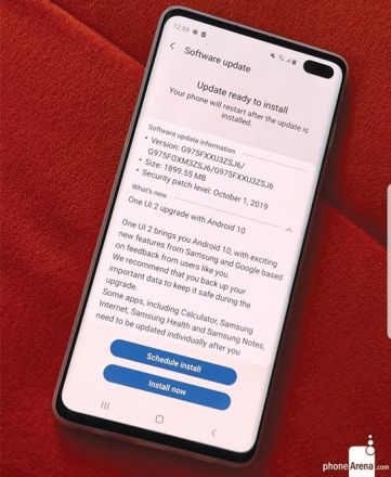 Galaxy S10 Android 10
