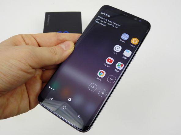 Samsung Galaxy S8 scos din cutie