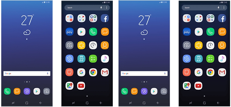 Samsung Galaxy S8 UI