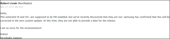 Samsung Galaxy S9 va primi o actualizare care îi va activa suportul pentru radio FM