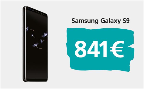 Samsung Galaxy S9 va costa 841 de euro