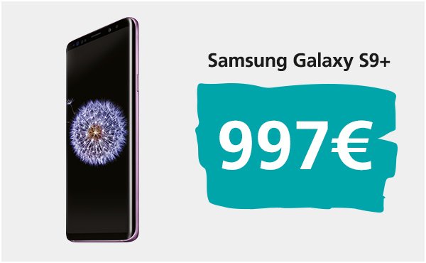 Samsung Galaxy S9+ va costă 997 de euro