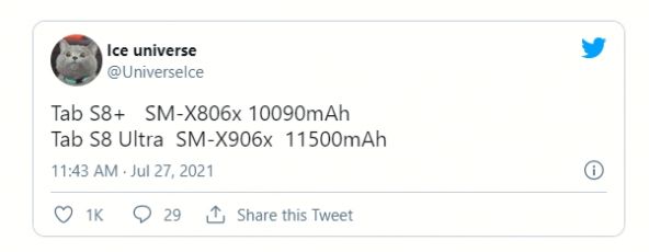 Samsung Galaxy Tab S8