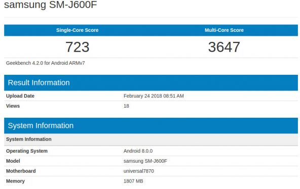 Samsung Galaxy J6 (2018)