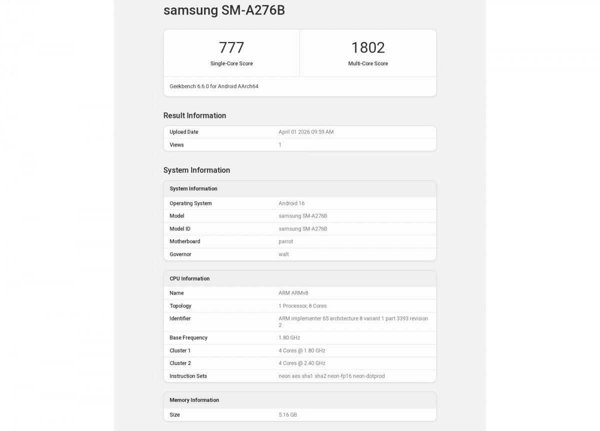 Galaxy A27