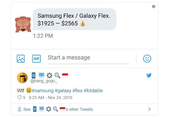 Telefonul pliabil Samsung ar urma să coste chiar peste 2500 de dolari