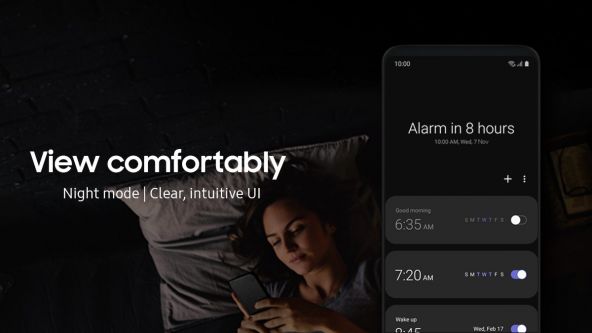One UI aduce şi un Night Mode în toată interfaţa