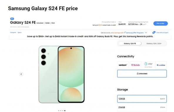 Samsung Galaxy S24 FE 