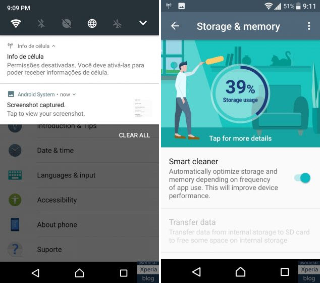 Sony Xperia X Performance actualizare la Android 7.0 Nougat