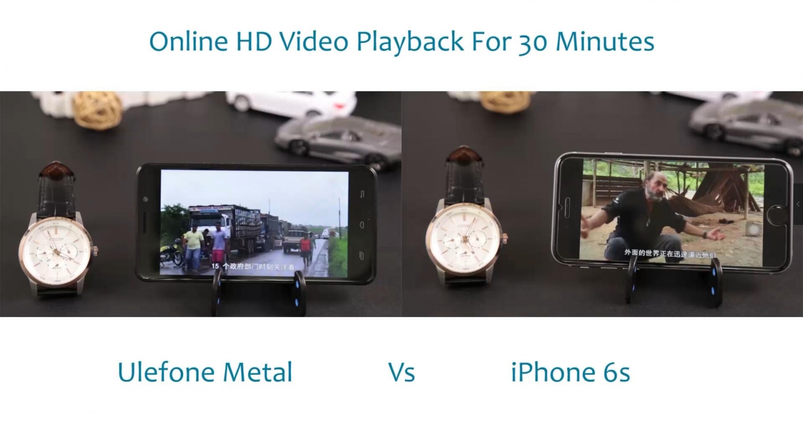 Test baterie Ulefone Metal