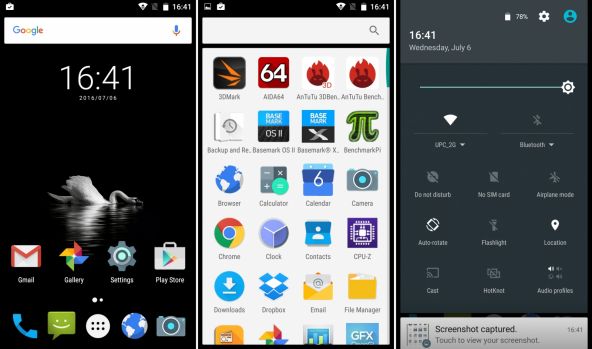 Interfata grafica Ulefone Power (screenshots)