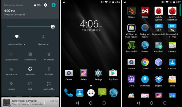 Interfata grafica Vernee Apollo Lite