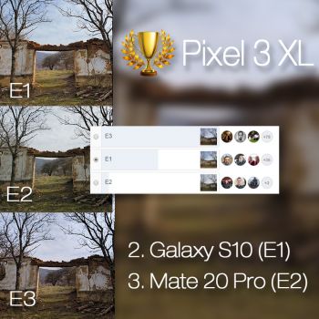Câștigător comparație foto Samsung Galaxy S10+ vs. Google Pixel 3 XL vs. Huawei Mate 20 Pro (dynamic range)