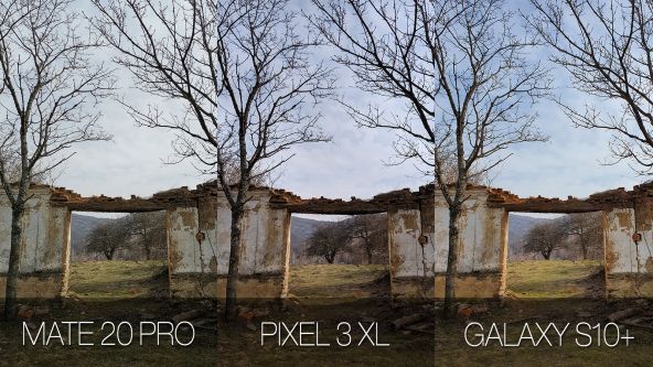 Comparație foto Samsung Galaxy S10+ vs. Google Pixel 3 XL vs. Huawei Mate 20 Pro (dynamic range)