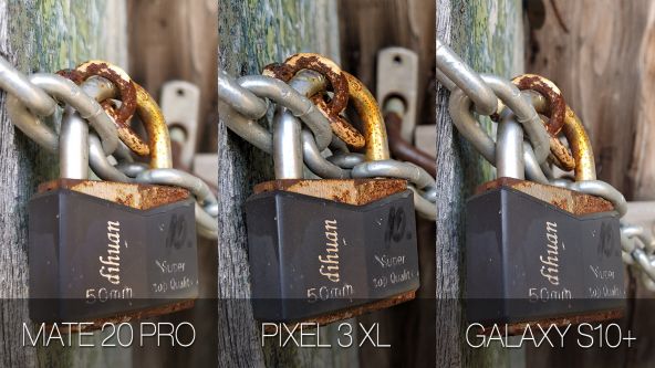 Comparație foto Samsung Galaxy S10+ vs. Google Pixel 3 XL vs. Huawei Mate 20 Pro (close up/ detalii)