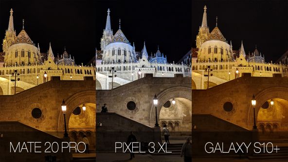Comparație foto Samsung Galaxy S10+ vs. Google Pixel 3 XL vs. Huawei Mate 20 Pro (low light)