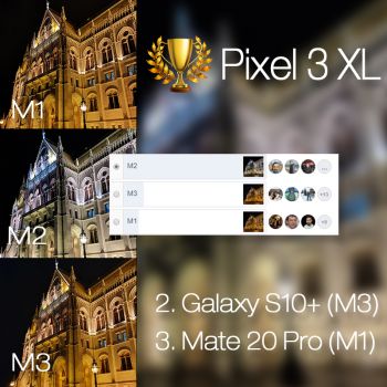 Câștigător comparație foto Samsung Galaxy S10+ vs. Google Pixel 3 XL vs. Huawei Mate 20 Pro (low light)