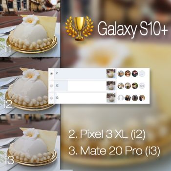 Câștigător comparație foto Samsung Galaxy S10+ vs. Google Pixel 3 XL vs. Huawei Mate 20 Pro (fotografii cu mâncare)