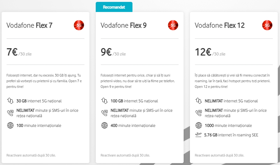Excrete Panda High exposure Vodafone anunță noile abonamente digitale Flex, ca răspuns la Orange Yoxo;  Iată ce opțiuni avem
