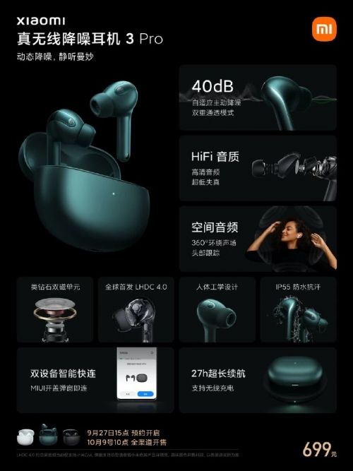 Xiaomi Mi True Wireless Earphones 3 Pro