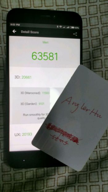 Xiaomi Meri, AnTuTu Benchmark