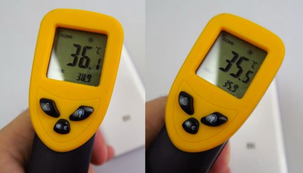 Xiaomi Mi 5, test temperatura