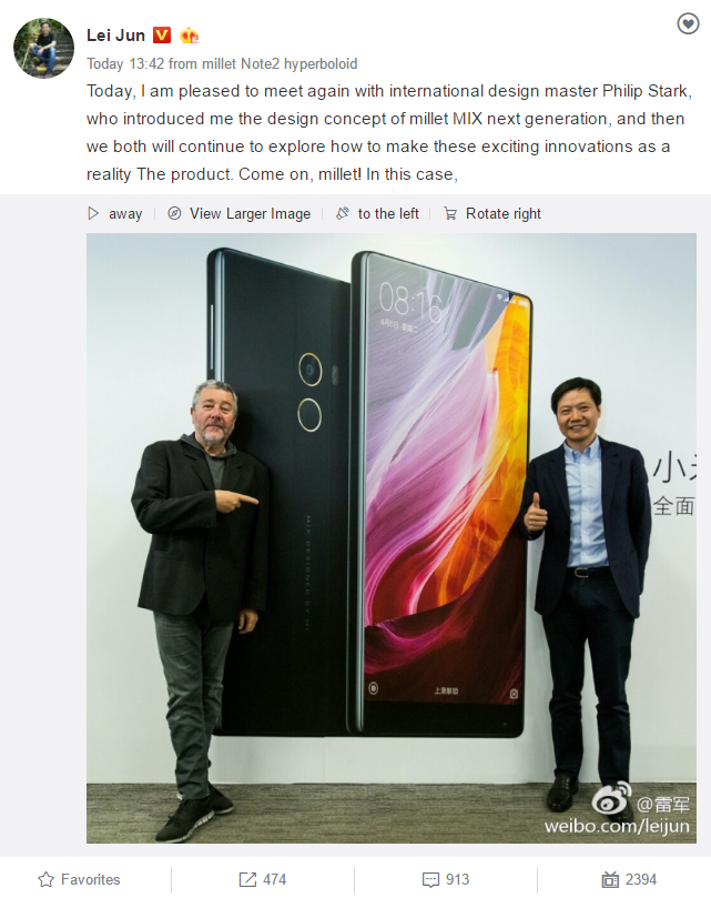Xiaomi Mi Mix 2
