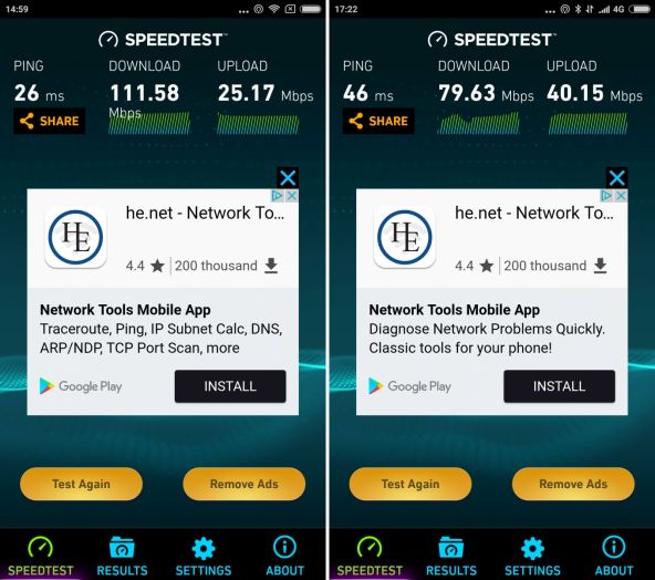 Speedtest Xiaomi Redmi Note 4X