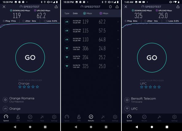 Speedtest ZTE Nubia Red Magic 3S