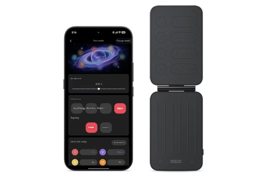 Xiaomi a scos un gadget care îți face telefonul chitară: Xiaomi Pocket Guitar