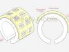 Samsung înregistrează un design pentru un smartband al viitorului cu display flexibil; vedem schițe extrase din brevet