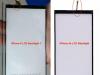 Panoul LCD al lui iPhone 6 pentru iluminare backlight este fotografiat