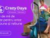 eMAG dă startul reducerilor Crazy Days în perioada 30 ianuarie - 1 februarie! Iată ce oferte speciale aduce retailerul