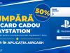 [UPDATE – Oferta s-a încheiat] Cashback generos pentru gameri: Aircash oferă 50% înapoi la cardurile cadou PlayStation