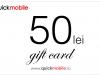 Iată câteva sugestii de produse ce pot fi achiziționate cu voucher-ul QuickMobile în valoare de 50 lei