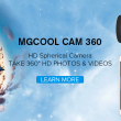 MGCOOL CAM 360 este o cameră video ce poate filma la 360 grade chiar și sub apă; costă 99.99 dolari!