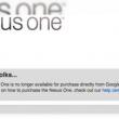 Stocul de telefoane Google Nexus One epuizat complet in magazinul Google, definitiv