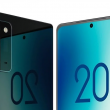 Samsung Galaxy Note 20 va fi cu 10 mm mai lung decât Note 10; Avem noi randări în care vedem ecranul său plat