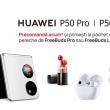 Huawei aduce în România noile telefoane P50 Pro și P50 Pocket, cu extra reducere de 500 lei și căști wireless cadou la precomandă