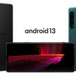 Sony aduce actualizarea la Android 13 pentru 3 smartphone-uri din portofoliu: Xperia 1 III, Xperia 5 III și Xperia Pro-I