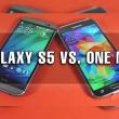 Samsung Galaxy S5 versus HTC One M8: regele Androizilor versus Apple-ul Androizilor (Video)