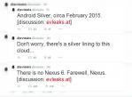 Android Silver ar putea sosi În februarie 2015; Adio Nexus!