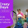eMAG Crazy Days revine în perioada 26-28 martie cu mii de oferte bune! Ce produse pui în lista de favorite?
