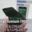 Philips Xenium I908 Unboxing & Concurs: telefon dual SIM cu baterie generoasă pentru un device cu ecran 5 inch, scos din cutie şi gata de teste (Video)