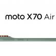 Motorola Moto X70 Air a debutat! Smartphone cu talie de 6 mm, baterie de 4800 mAh si display generos